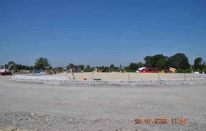 Gewerbegebiet Brucklach Straßenbau 1