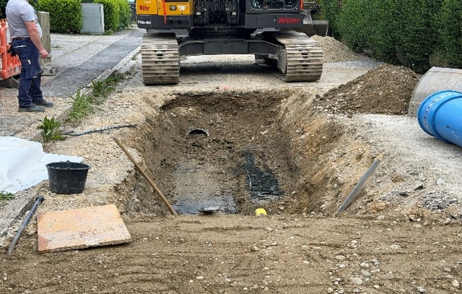 Ausbau der Mühlpoint Kanalbau 1