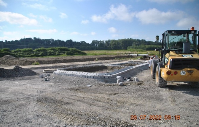 Gewerbegebiet Brucklach Straßenbau 3