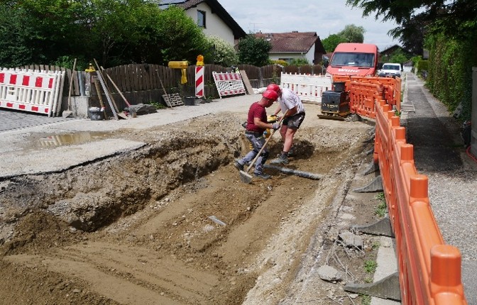 Ausbau der Mühlpoint Straßenbau 2